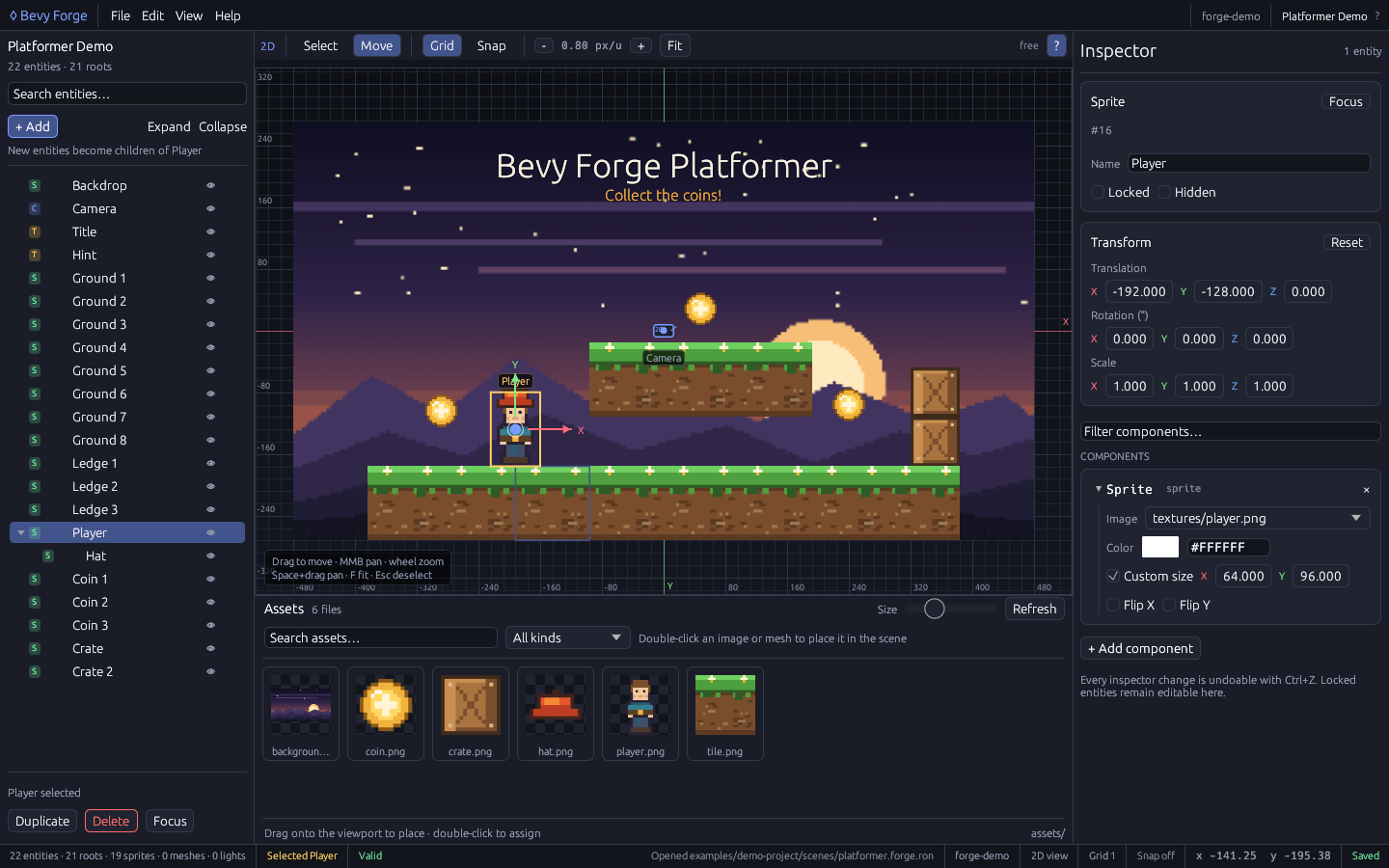 Bevy Forge editor